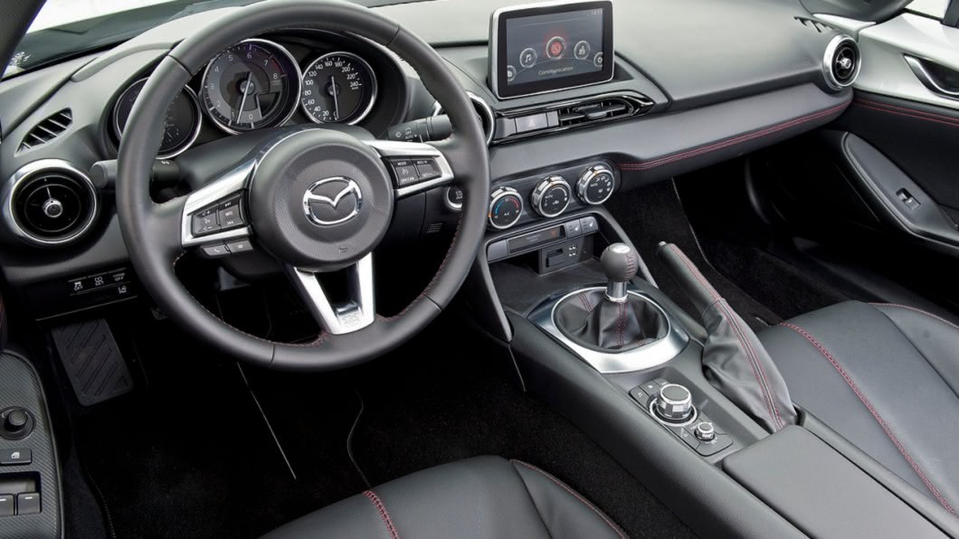 Mazda MX-5內裝採用運動化設計。(圖片來源/ Mazda)