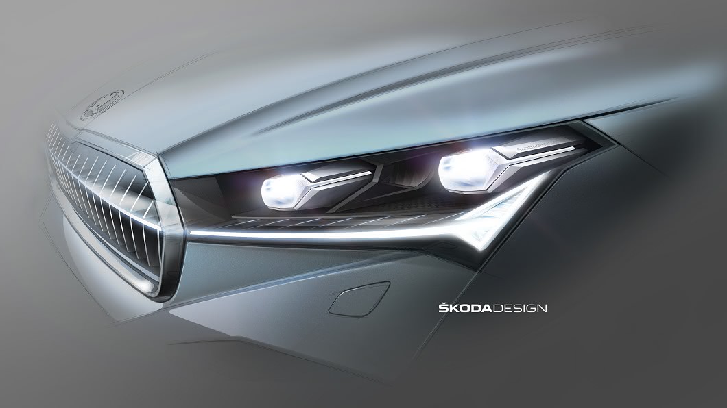 Škoda公布Enyaq iV照明細節，將導入新世代Matrix LEB矩陣式LED頭燈。(圖片來源/ Škoda)