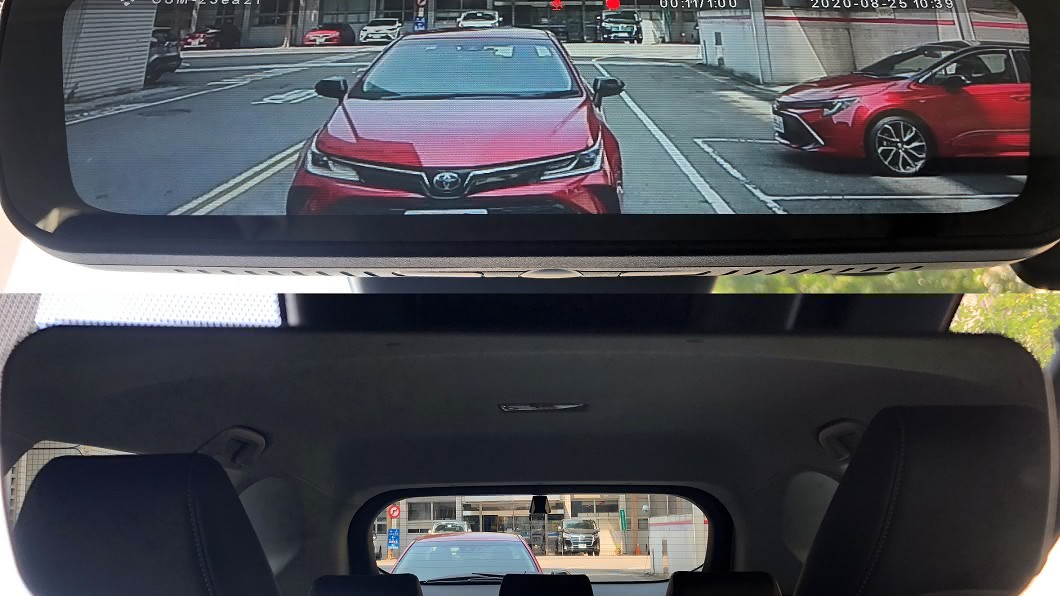 電子式可提升後視鏡視野，並且減少後視鏡遭遮蔽風險。(圖片來源/ Toyota)