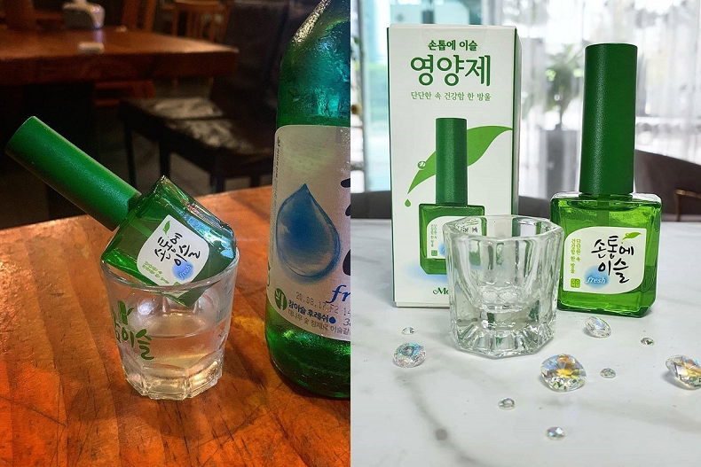 呼叫酒鬼姊妹～韓國「燒酒護甲油」開賣一天就完售！緊急生產第二波