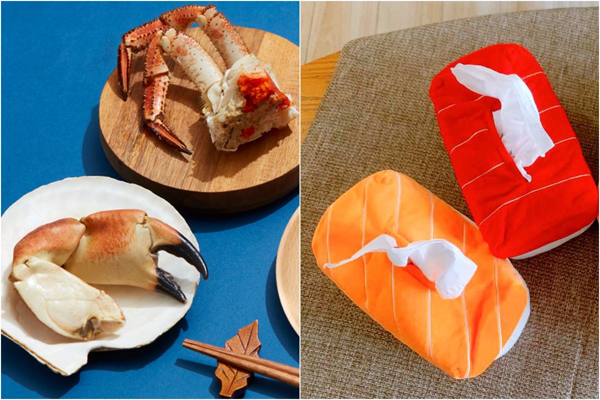 迴轉壽司蟹螯、蟹膏每盤30元，加價再收超可愛鮮蝦握壽司面紙套