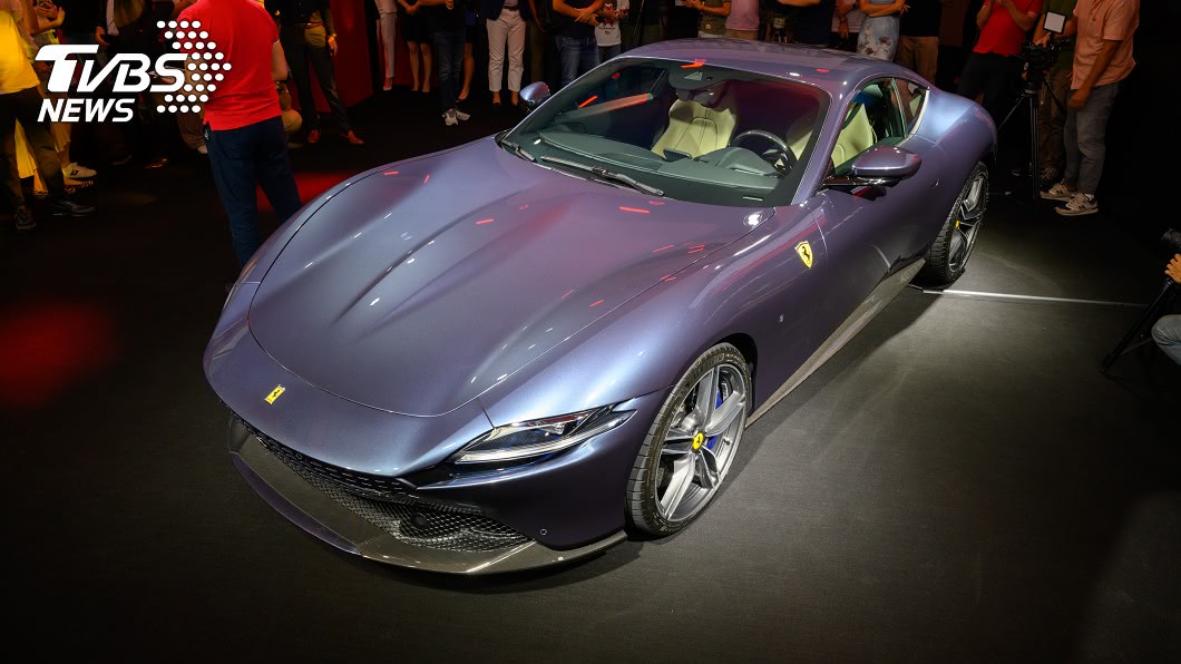 Ferrari2019年底發表的全新GT跑車Roma台灣總代理建議售價達1,280萬。（圖片來源/ TVBS）