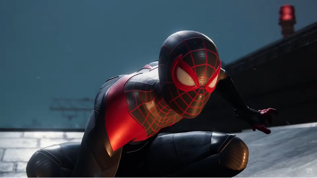 《Marvel's Spider-Man: Miles Morales》中的畫面，蜘蛛人彷彿就近在眼前。(圖片來源/ PS5)
