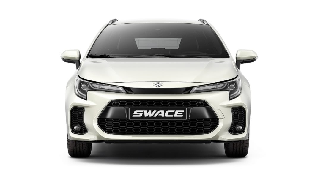 Swace與Corolla Touring Sport共用架構，僅是換上Suzuki廠徽與品牌風格前保桿。(圖片來源/ Suzuki)