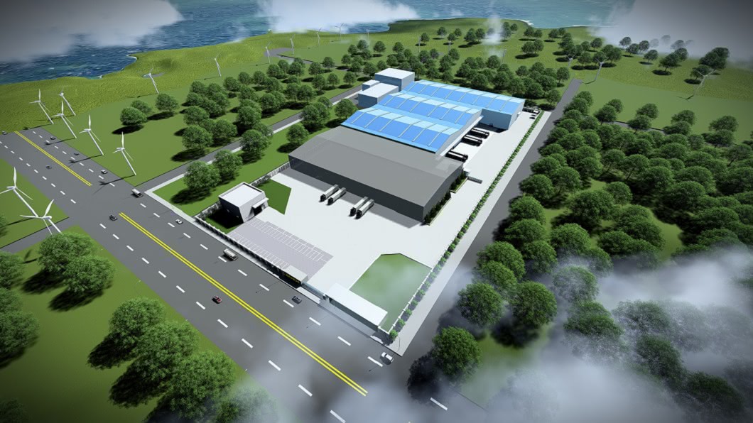 全新物流中心占地超過4,200坪,預計耗時兩年建置,將於2022年完工啟用。(圖片來源/ M-Benz) M-Benz在台興建原廠零件物流中心 預計2022年完工啟用
