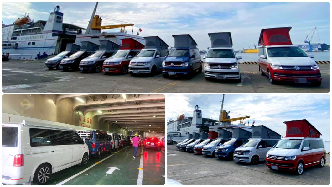 自高雄新濱港區出發前往澎湖馬公港的台華輪具有可容納約100輛小客車的汽車甲板，並可直接駛上、駛下相當便利。(圖片來源/ VWCCT)