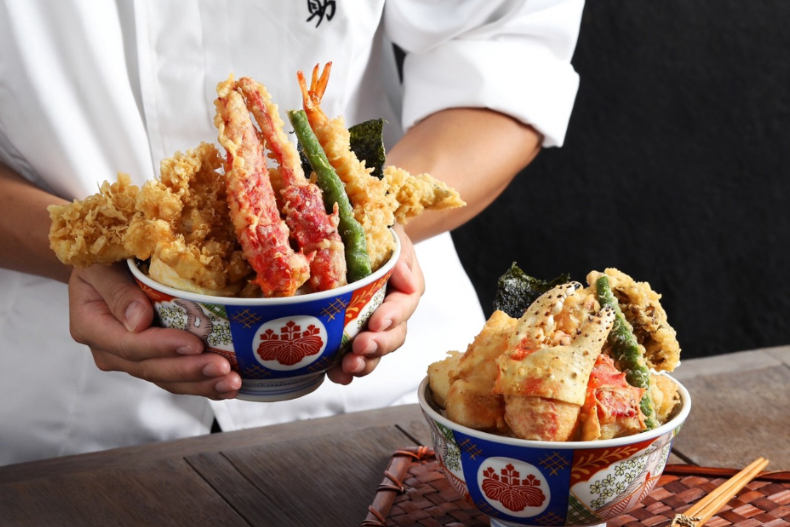 一口入海，豪華海鮮特搜！金子半之助「極上天丼」限定登場、杏子豬排端「蝦王」