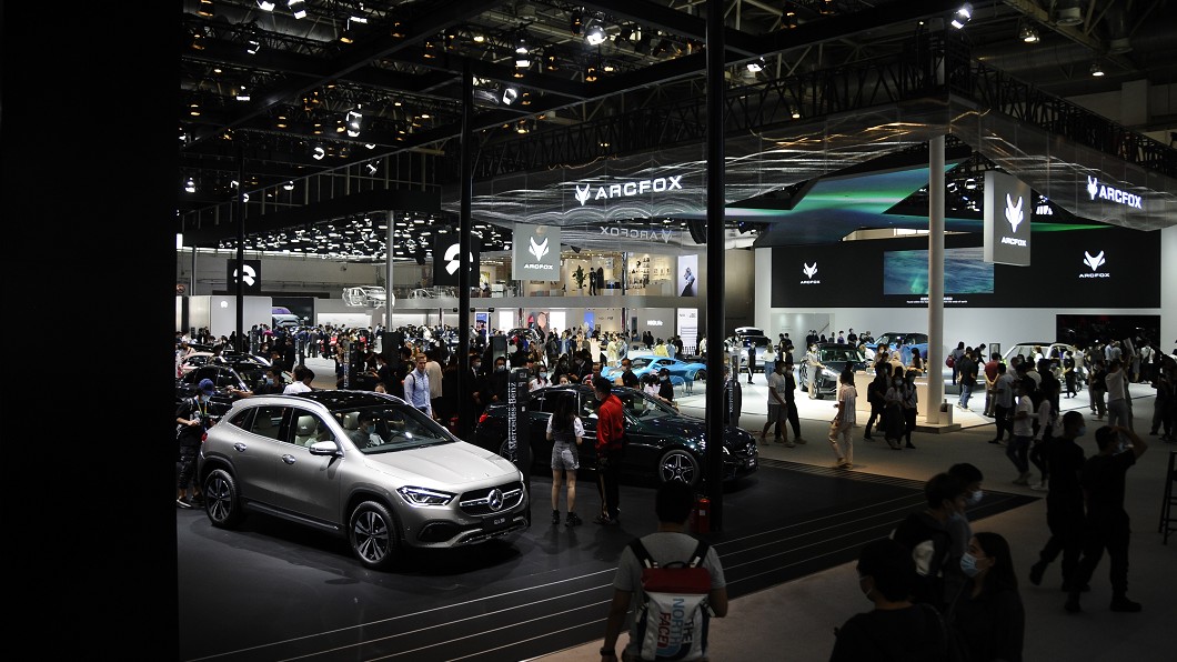 2020年北京車展規模明顯不如以往。(圖片來源/ Newspress) 北京車展迎接30週年 疫情影響國際聚焦熱度不如以往