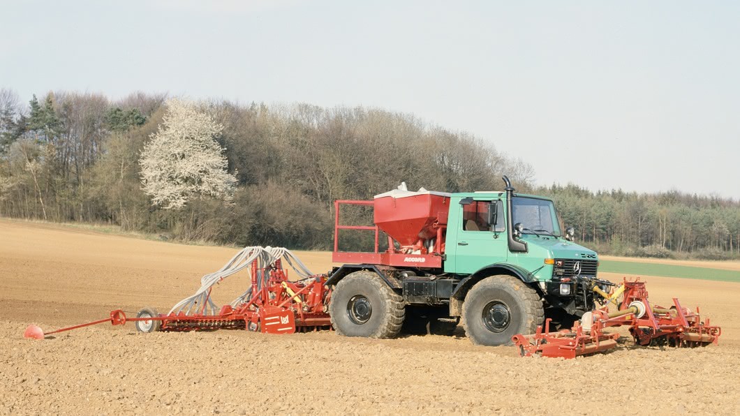 Unimog最初設計目的為農業用泛用途機具。(圖片來源/ Mercedes-Benz)
