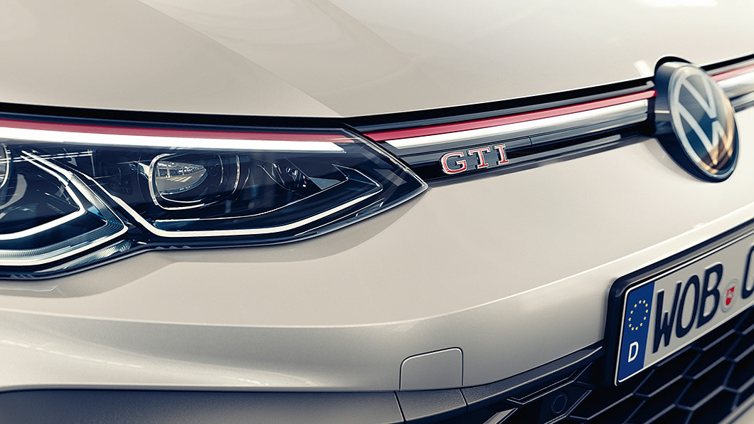 紅色元素與GTI徽飾訴說Golf GTI Clubsport仍屬於Golf GTI家族一員。(圖片來源/ Volkswagen)
