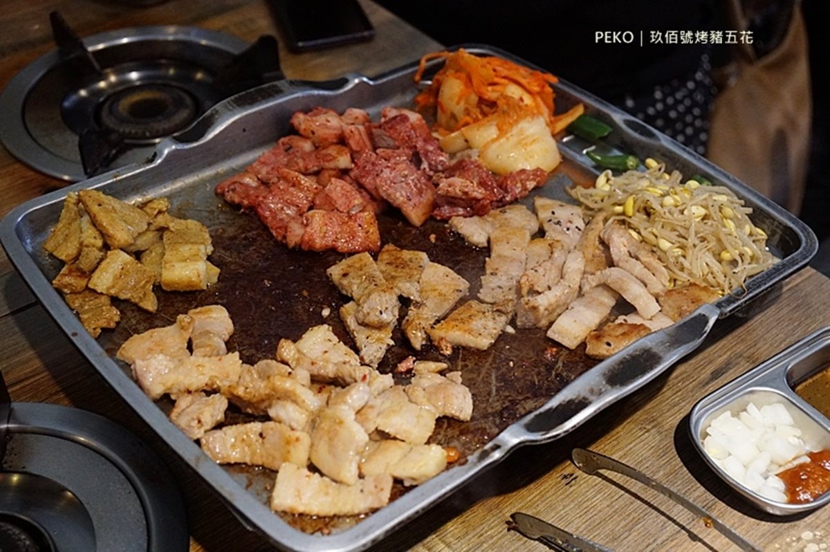 肉控要多點幾份！台北高CP值韓式烤肉必吃招牌豬五花，任選4口味只要220元