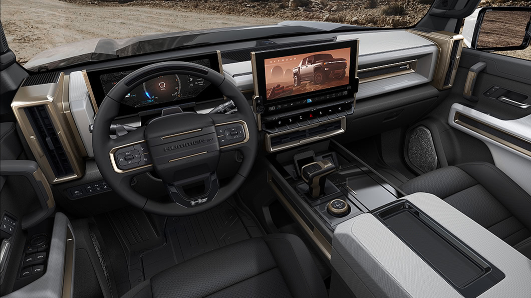 車內以12.3吋數位儀表板搭配13.4吋中控觸控螢幕組成科技座艙。(圖片來源/ GM)