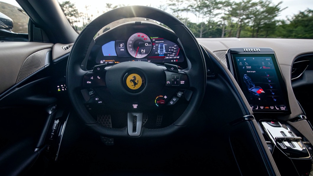 Ferrari Roma以雋永設計、澎湃動力性能及敏捷靈活的操控表現，帶來獨一無二駕駛體驗。(圖片來源/ Ferrari)