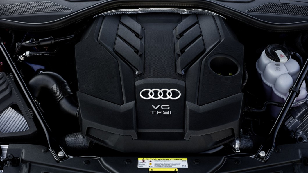短軸與長軸車型統一搭仔整合48V MHEV輕油電系統之3.0升V6汽油渦輪增壓引擎。(圖片來源/ Audi)
