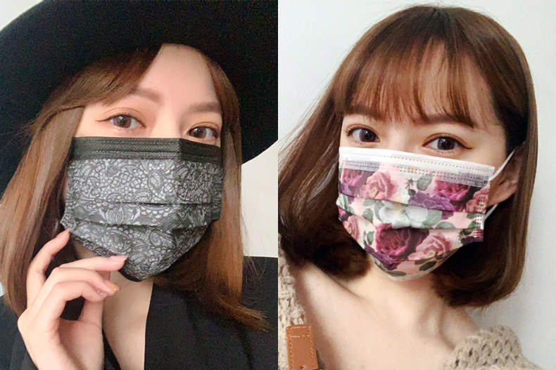 爆紅印花口罩全新7色美翻！「花神系列」性感又時髦，還有姐姐最愛的「蕾絲口罩」