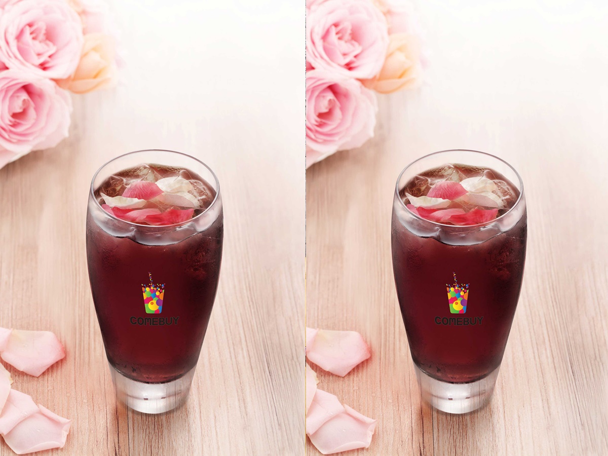 加「紫米」超飽足！COMEBUY推出「玫瑰普洱奶茶」2款新品，IG浪漫打卡必喝