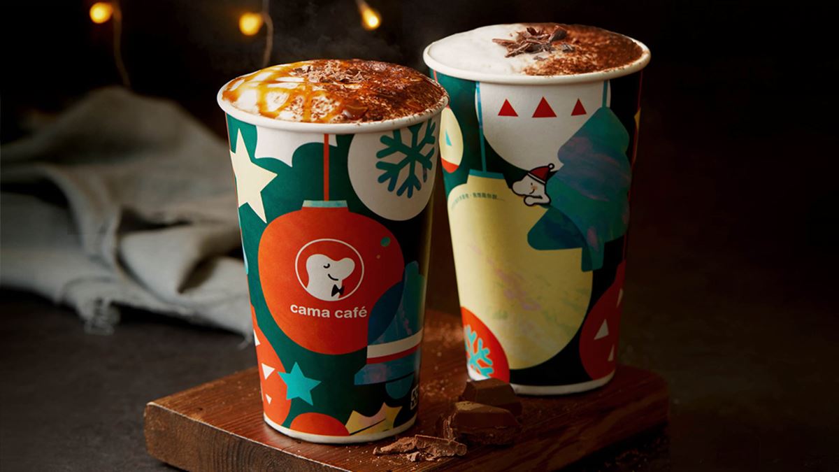 冬天就是要熱可可！cama café推「經典巧克力」現折10元，超美耶誕對話杯質感up