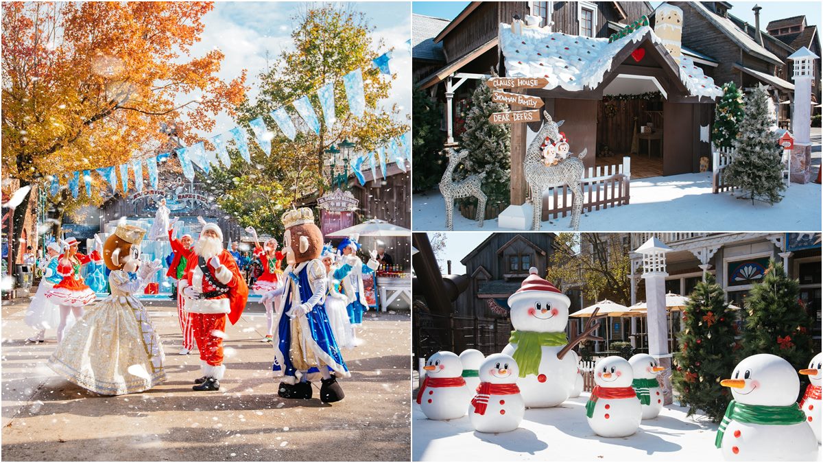 去找耶誕老人玩！六福村樂園推「白色童話耶誕村」，玩設施、看耶誕遊行表演