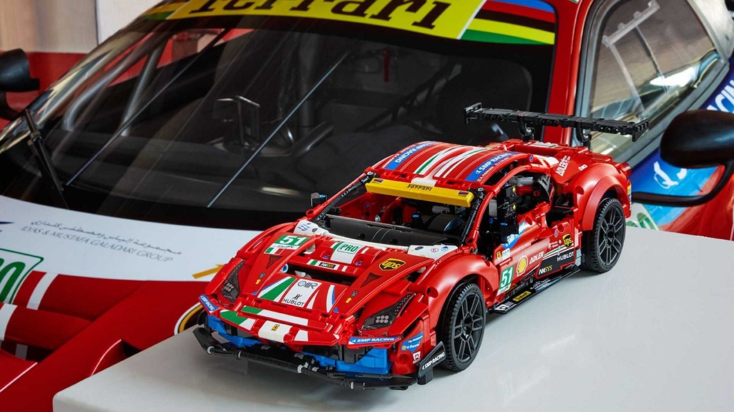 樂高推出的另一款Technic系列是Ferrari 488 GTE。(圖片來源/ Lego)