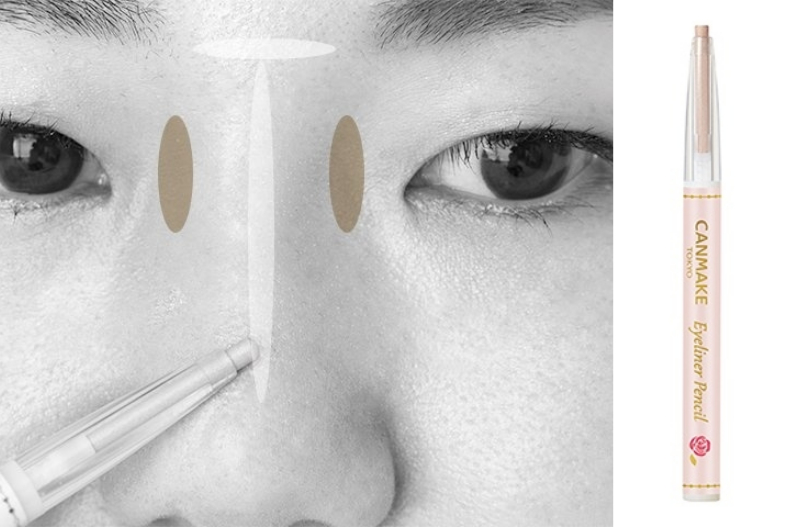 塌鼻人注意！日本最新3招「0元隆鼻術」，只用眼線筆就能挺出高鼻樑