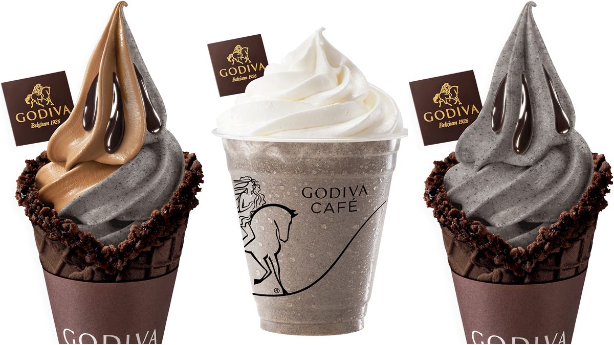 芝麻控必須吃！GODIVA推「黑芝麻霜淇淋」系列，加碼連續28天「黑芝麻奶昔」第2杯半價