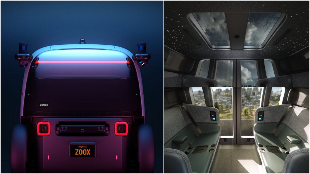 許多地區相繼推出無人計程車，如今美國電子商務公司Amazon Zoox也宣布推出一款無方向盤的全自駕計程車Robotaxi。(圖片來源/ Zoox)