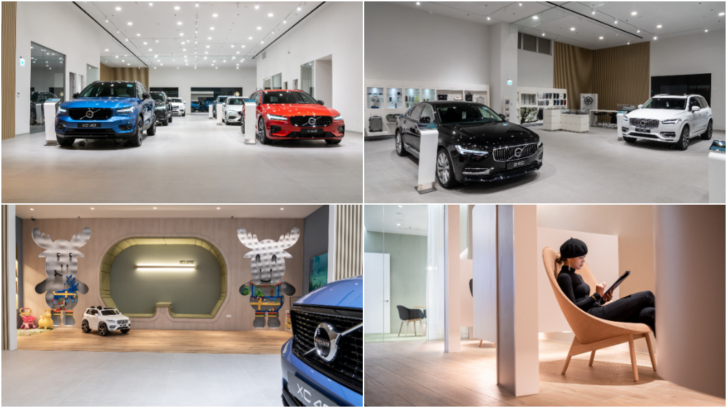 凱銳汽車新莊旗艦展示中心把新車展示區設置於三樓空間。(圖片來源/ Volvo Cars Taiwan)