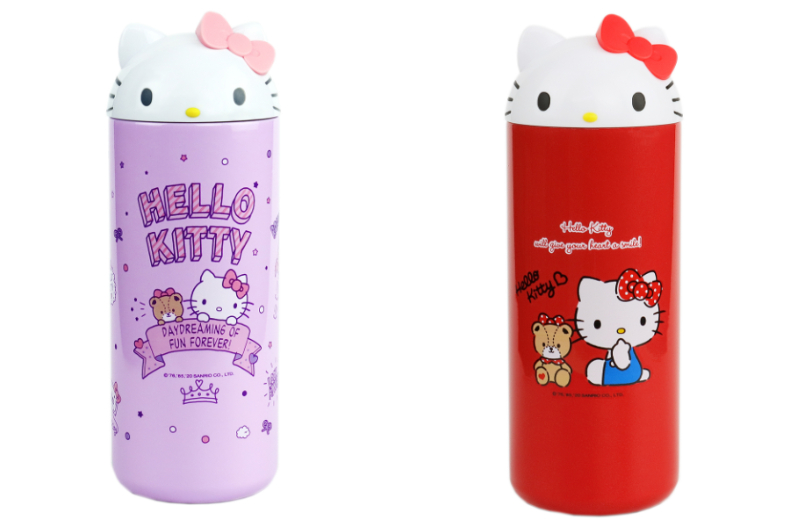 小七專屬「HELLO KITTY保溫杯」可愛來襲，先搶超萌大頭款！還有4款熊大杯杯好難選呀