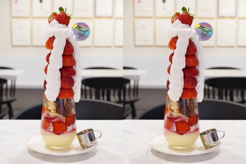 20公分高「超豪華草莓101」讓你一次吃個夠！網美最愛「浮誇系甜點」草莓季必吃清單