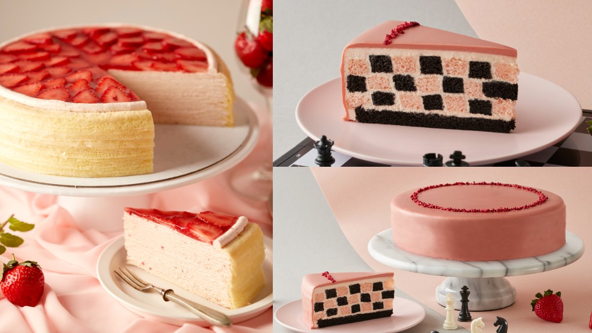 草莓控請收！Lady M推超夢幻「草莓巧克力棋盤蛋糕」，加碼4款人氣草莓甜點同步回歸