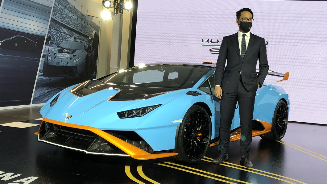 Huracán STO發表會由Lamborghini Taipei品牌經理趙志剛主持。(圖片來源/ 汪廷諤)