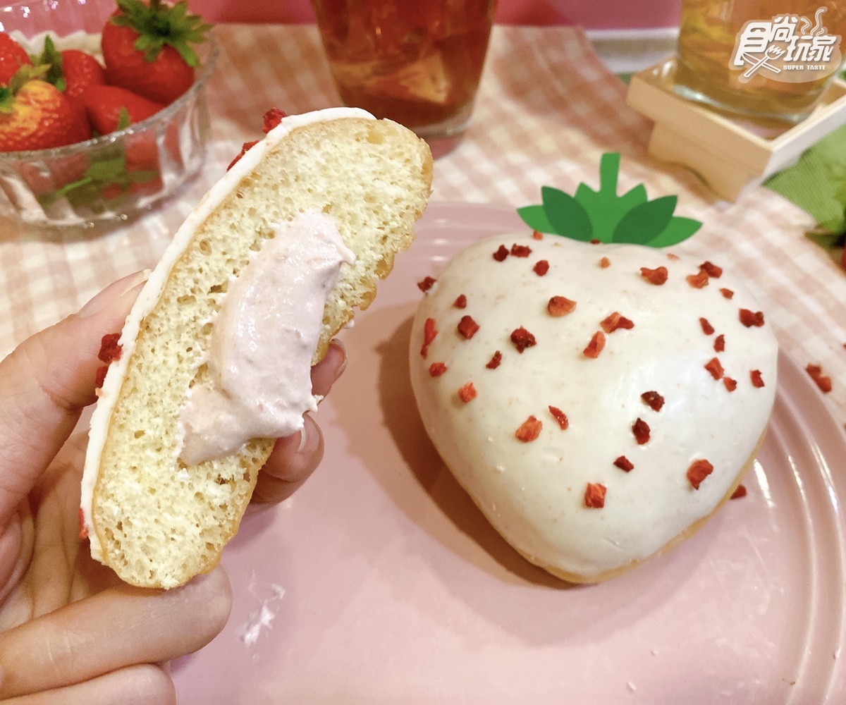 限時買三送一！Mister Donut「白雪草莓季」開跑，先吃夢幻系「白雪草莓貝貝」