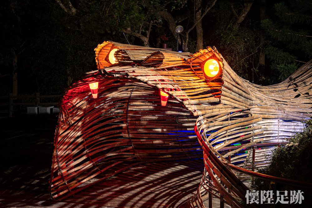 超美拍！台南龍崎6大裝置藝術：200公尺怹食蛇、夢幻流光樹林、七彩積木城市