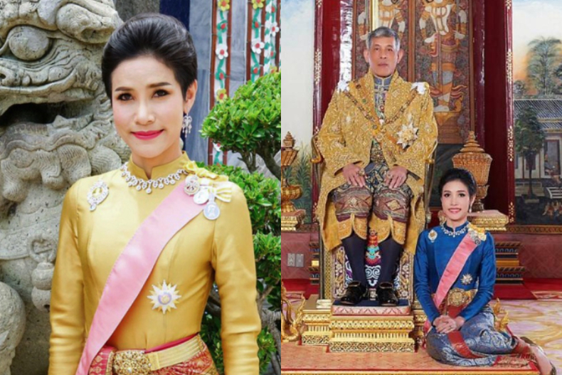 泰國「宮鬥劇」進入高潮！泰王帶貴妃穿「情侶裝」出席活動，網：王后要緊張了