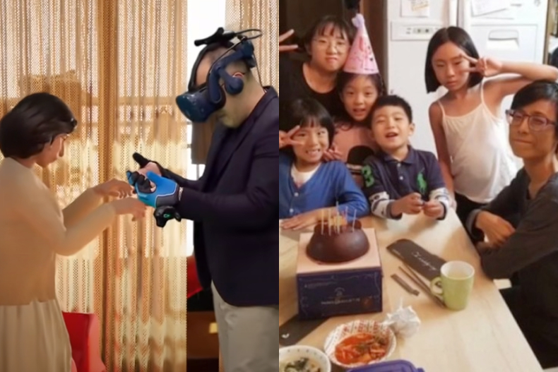 就算只有影子，我也想見妳！單親5寶爸透過VR和亡妻見面，心疼問：現在的妳好嗎