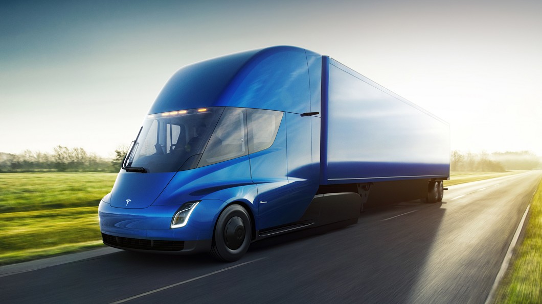 傳Tesla今年將生產2,500輛Semi電動拖車頭。(圖片來源/ Tesla)