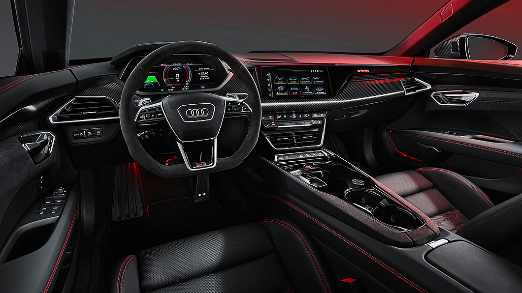 車內同樣保留概念車設計元素，線條設計與中控台佈局都完全一致。(圖片來源/ Audi)