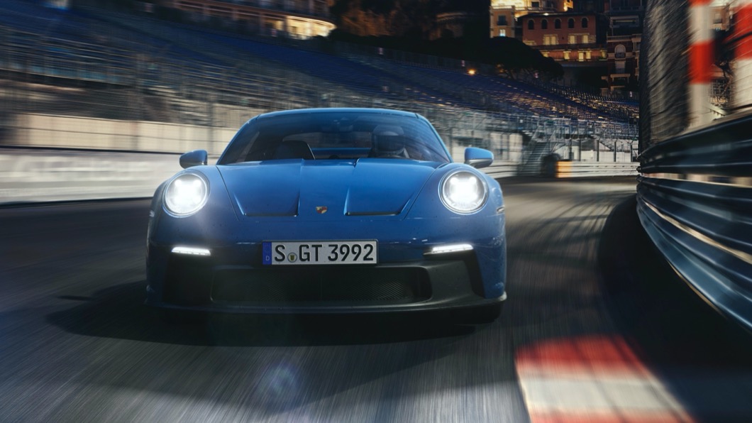 911 GT3的開發重點在於更極致的輕量化，以及更優異的空氣力學呈現。(圖片來源/ Porsche)