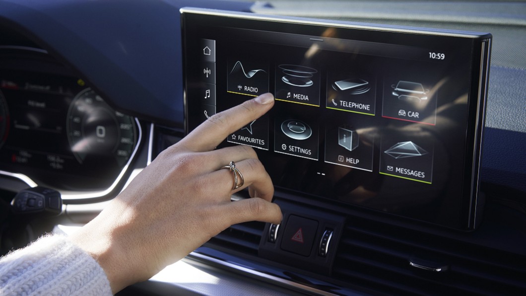 MMI系統升級為10.1吋觸控式版本。(圖片來源/ Audi)
