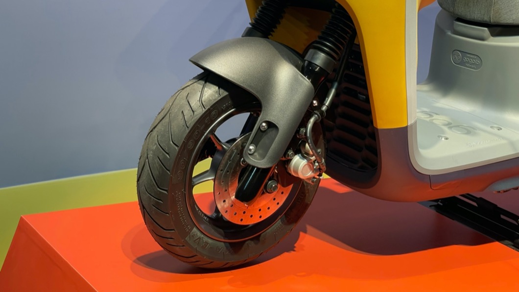 Gogoro Viva Mix希望帶來舒適且靈巧的騎乘體驗，搭配10吋輕量化鋁合金輪圈。