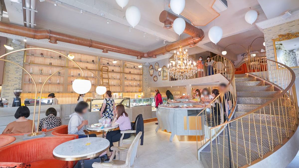 平價貴婦下午茶！台南甜點店能美拍歐風城堡裝潢，必點100元千層、粉嫩開心桃