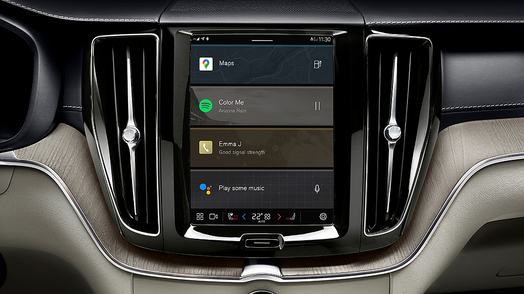 Android Auto版本車載多媒體系統將會逐步拓展至品牌各款產品。(圖片來源/ Volvo)