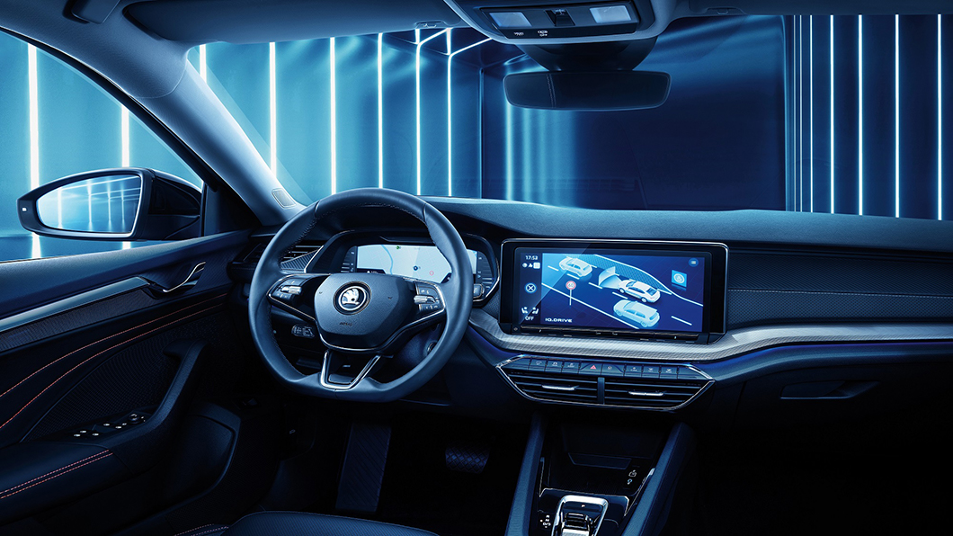 中控台觸控螢幕尺寸直接升級至12吋。(圖片來源/ Škoda)