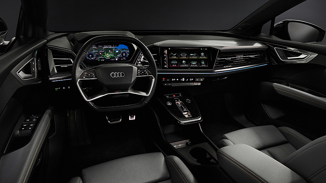 Q4 e-tron車內最高可配備11.6吋MMI多媒體資訊系統顯示幕。(圖片來源/ Audi)