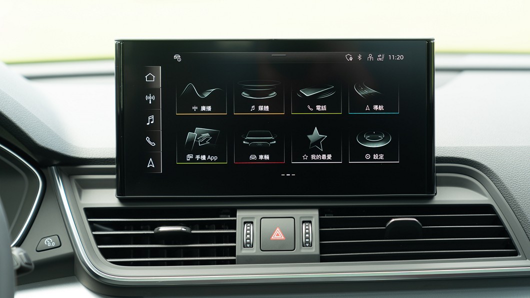 中央螢幕尺寸升級為10.1吋，且改為觸控面板。(圖片來源/ Audi)