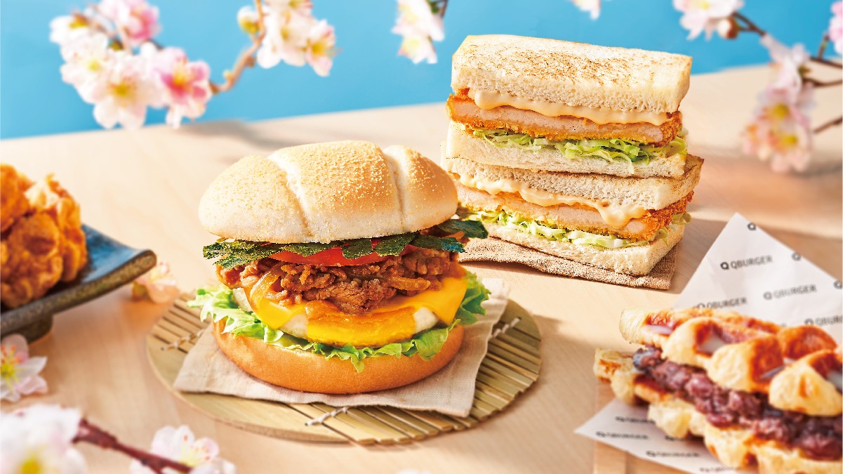 Q Burger 2021春季新品『元氣朝食 日本站』