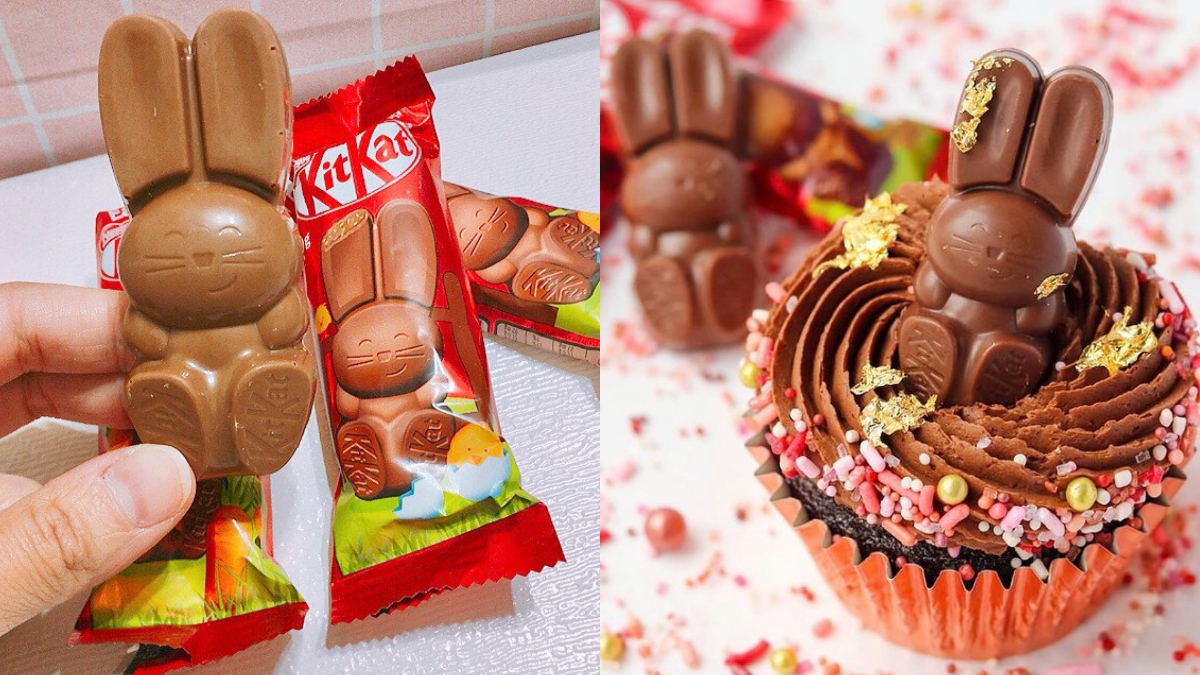 怎麼可以吃兔兔！KitKat復活節限定「小兔兔巧克力」，牛奶巧克力＋堅果太誘人