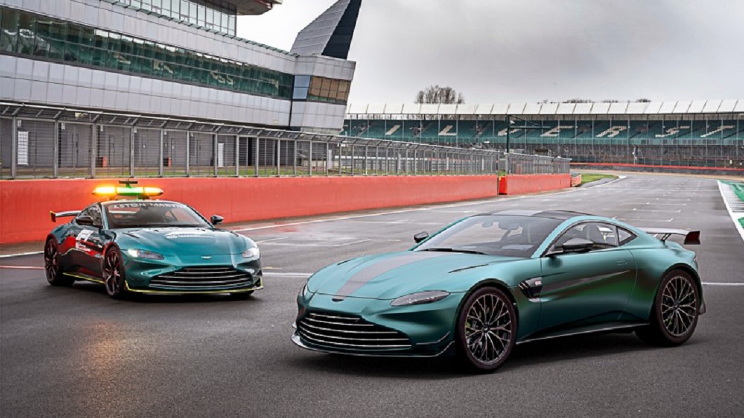 New Vantage擔任F1官方安全車。(圖片來源/ Aston Martin)