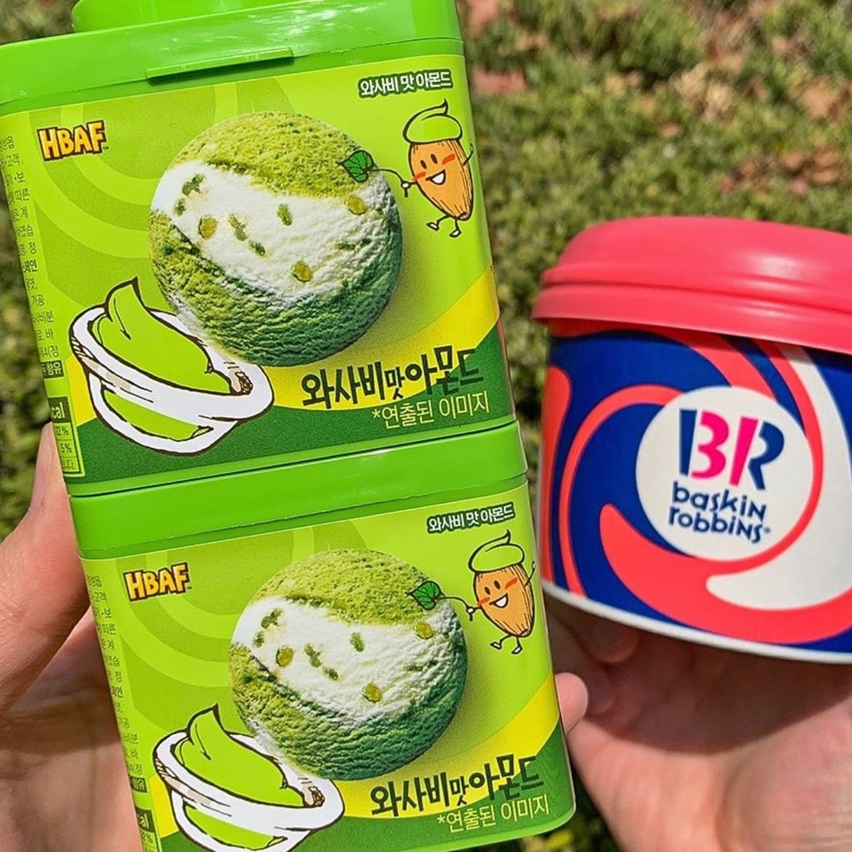 挑戰冰淇淋控味蕾！韓國31冰淇淋「芥末杏仁」嗆辣上市，濃郁芥末香＋杏仁脆粒超唰嘴