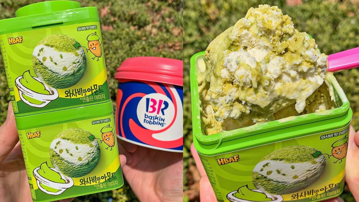挑戰冰淇淋控味蕾！韓國31冰淇淋「芥末杏仁」嗆辣上市，濃郁芥末香＋杏仁脆粒超唰嘴